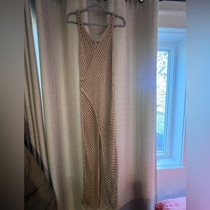 JLUXLABEL crochet swimsuit cover up dress
